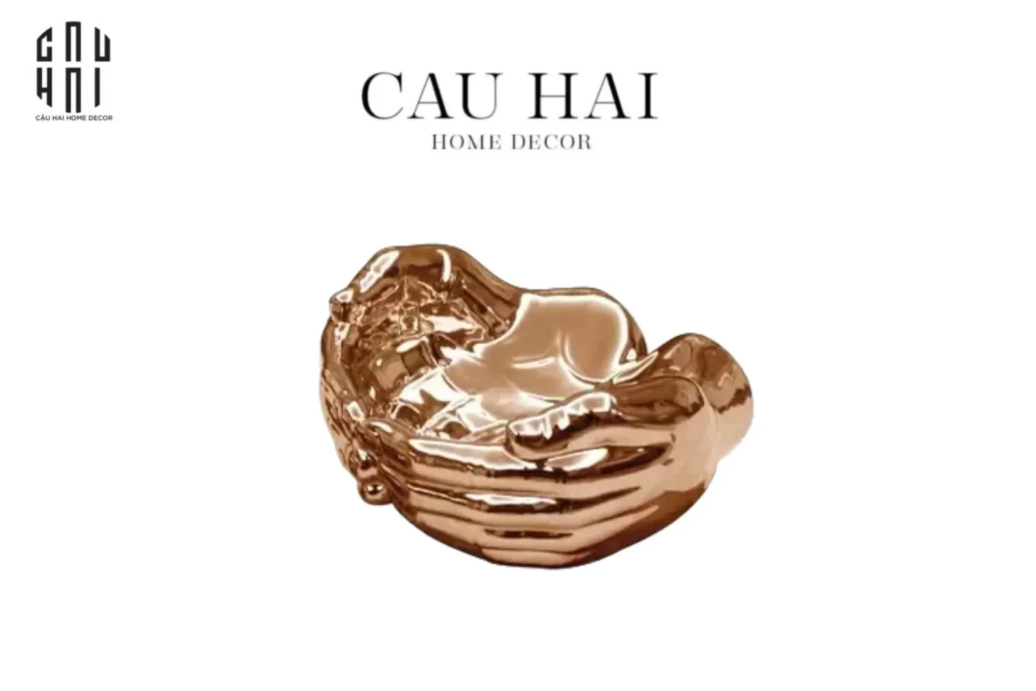 TƯỢNG BÀN TAY VÀNG - UNITE ROSEGOLD SS22-CẬU HAI HOME DECOR