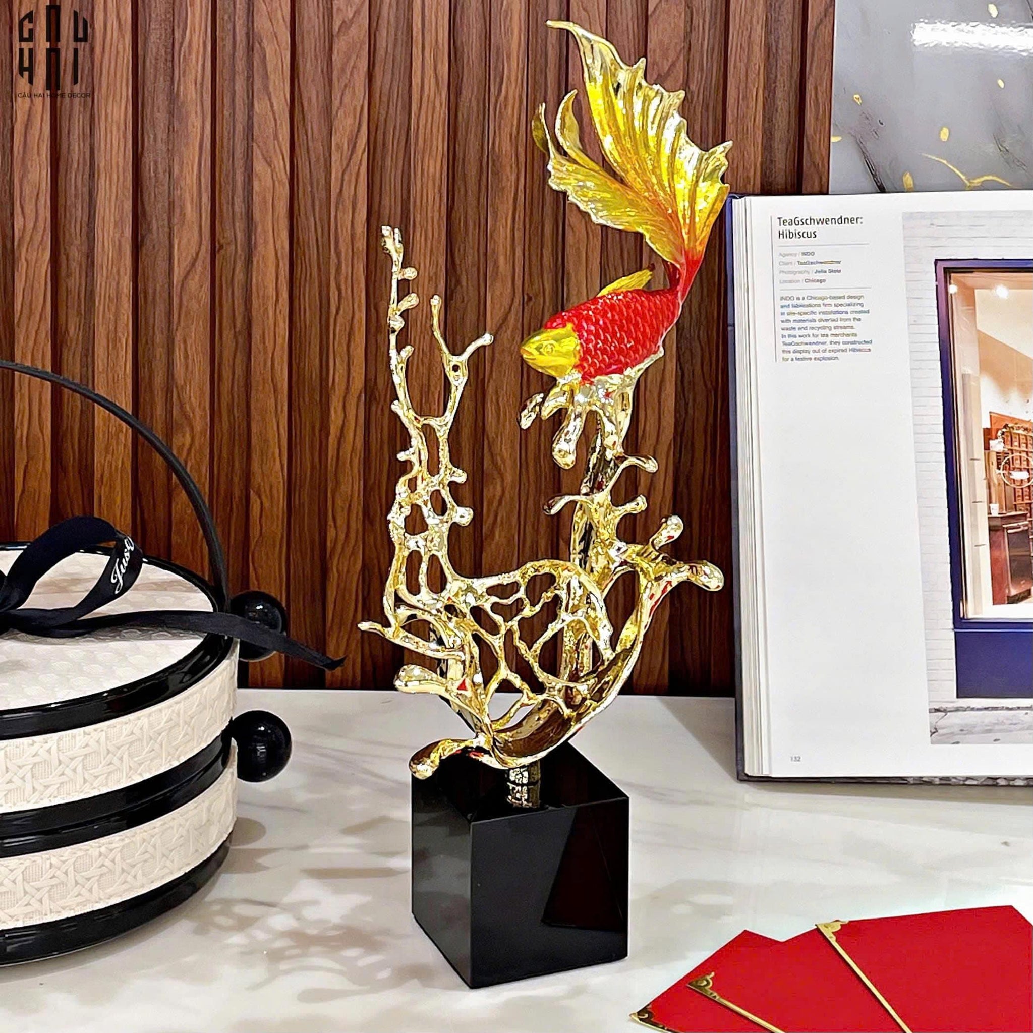 HOME COUTURE - TƯỢNG CÁ VƯỢT VŨ MÔN CORALIA IMPÉRIALE SS25-CẬU HAI HOME DECOR