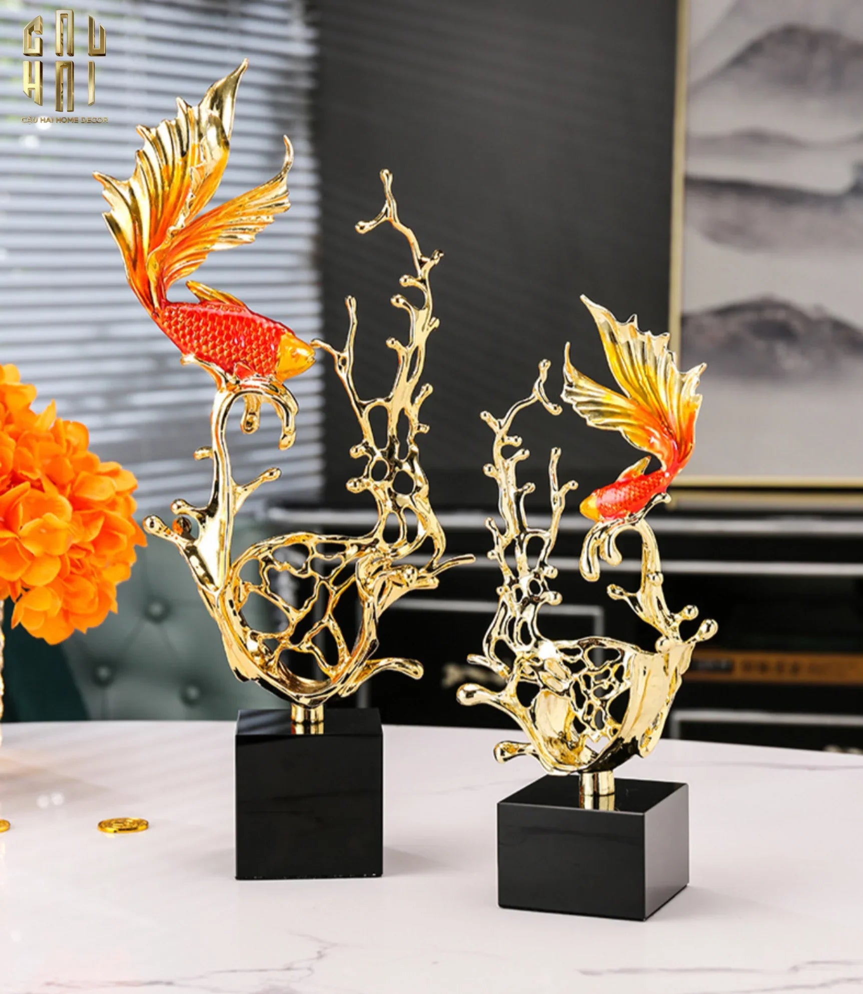 HOME COUTURE - TƯỢNG CÁ VƯỢT VŨ MÔN CORALIA IMPÉRIALE SS25-CẬU HAI HOME DECOR
