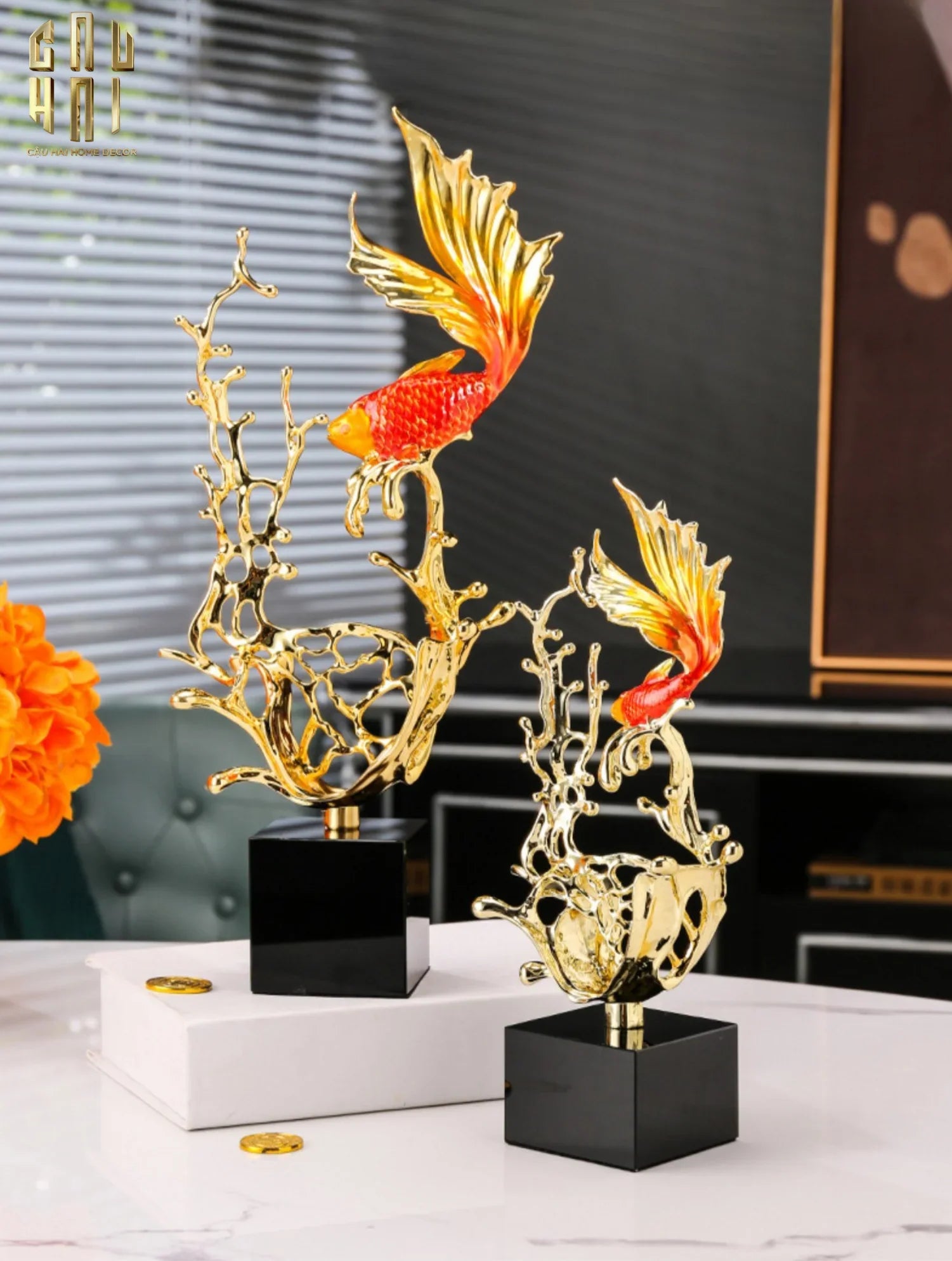 HOME COUTURE - TƯỢNG CÁ VƯỢT VŨ MÔN CORALIA IMPÉRIALE SS25-CẬU HAI HOME DECOR