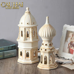 Tượng Ceramic Onion Dome H29-CẬU HAI HOME DECOR