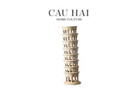 Tượng Ceramic Pisa Tower H43-CẬU HAI HOME DECOR