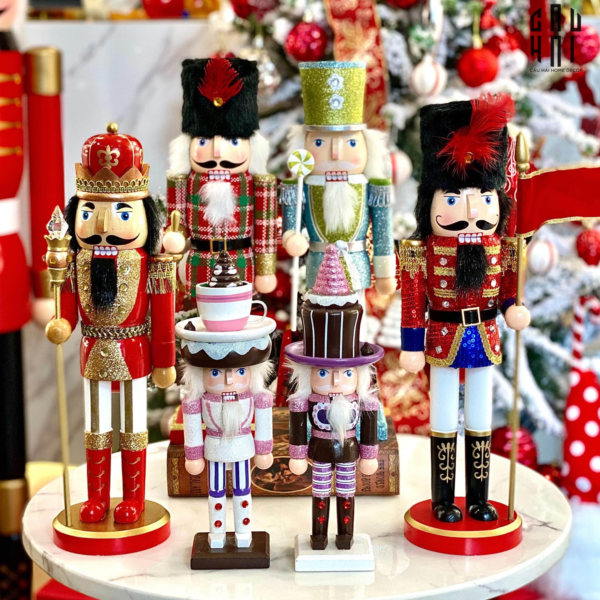 FÊTES COUTURE - TƯỢNG NUTCRACKER 36CM SWORD - CẬU HAI HOME DECOR