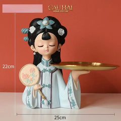 Tượng Công Chúa Giá Đáo - Figurine Impérial Concubine Ming Dynasty-CẬU HAI HOME DECOR