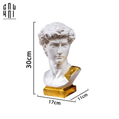 Tượng David Dát Vàng 24K Premium Ss25-CẬU HAI HOME DECOR