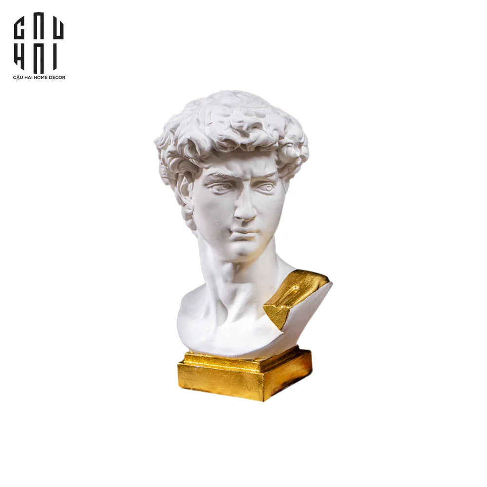 Tượng David Dát Vàng 24K Premium Ss25-CẬU HAI HOME DECOR