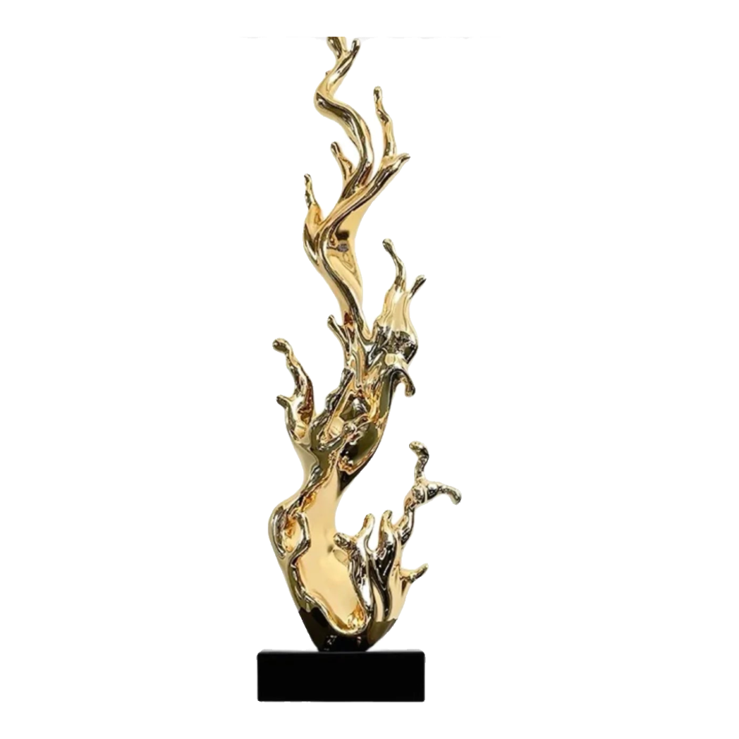 Maison Couture - Tượng Dòng Chảy Thịnh Vượng - La Montée d’Or – Golden Ascending Flow H83-TƯỢNG TRANG TRÍ-CẬU HAI HOME DECOR-CẬU HAI HOME DECOR