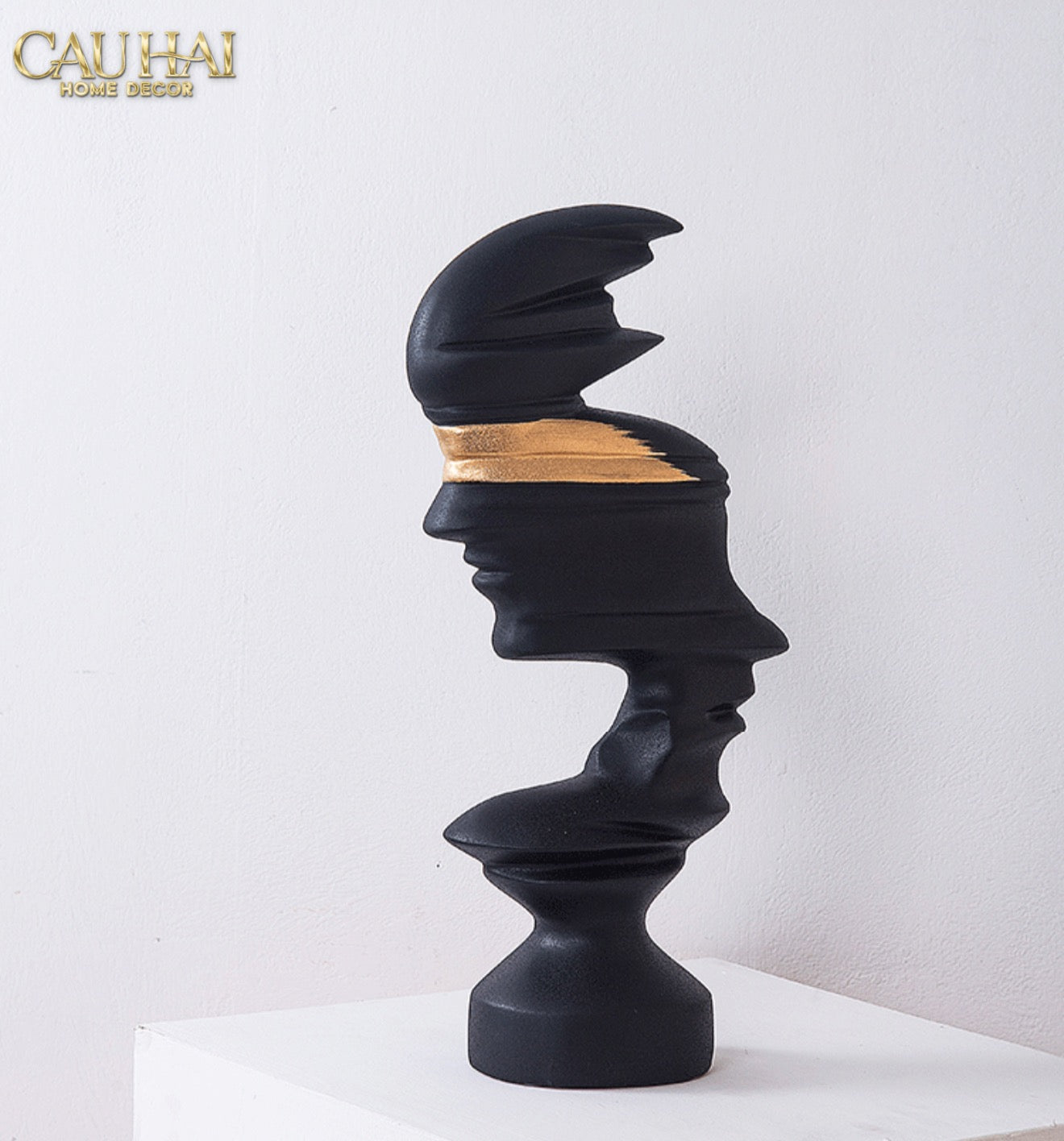 TƯỢNG REFLECTION GOLDEN FACELESS IDENTITY FW25-CẬU HAI HOME DECOR