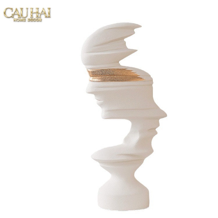 TƯỢNG REFLECTION GOLDEN FACELESS IDENTITY FW25-CẬU HAI HOME DECOR