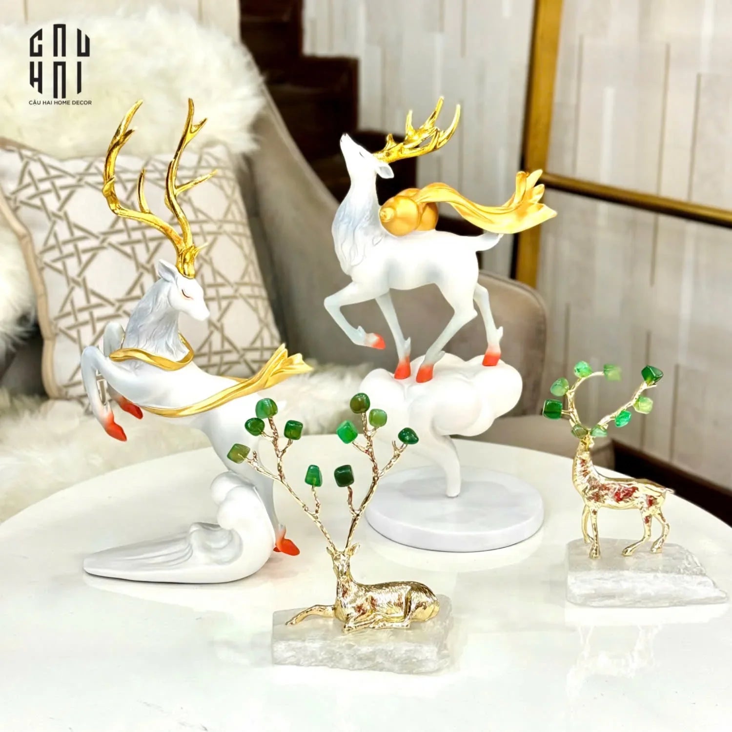 Tượng Fairy Elf Back-CẬU HAI HOME DECOR