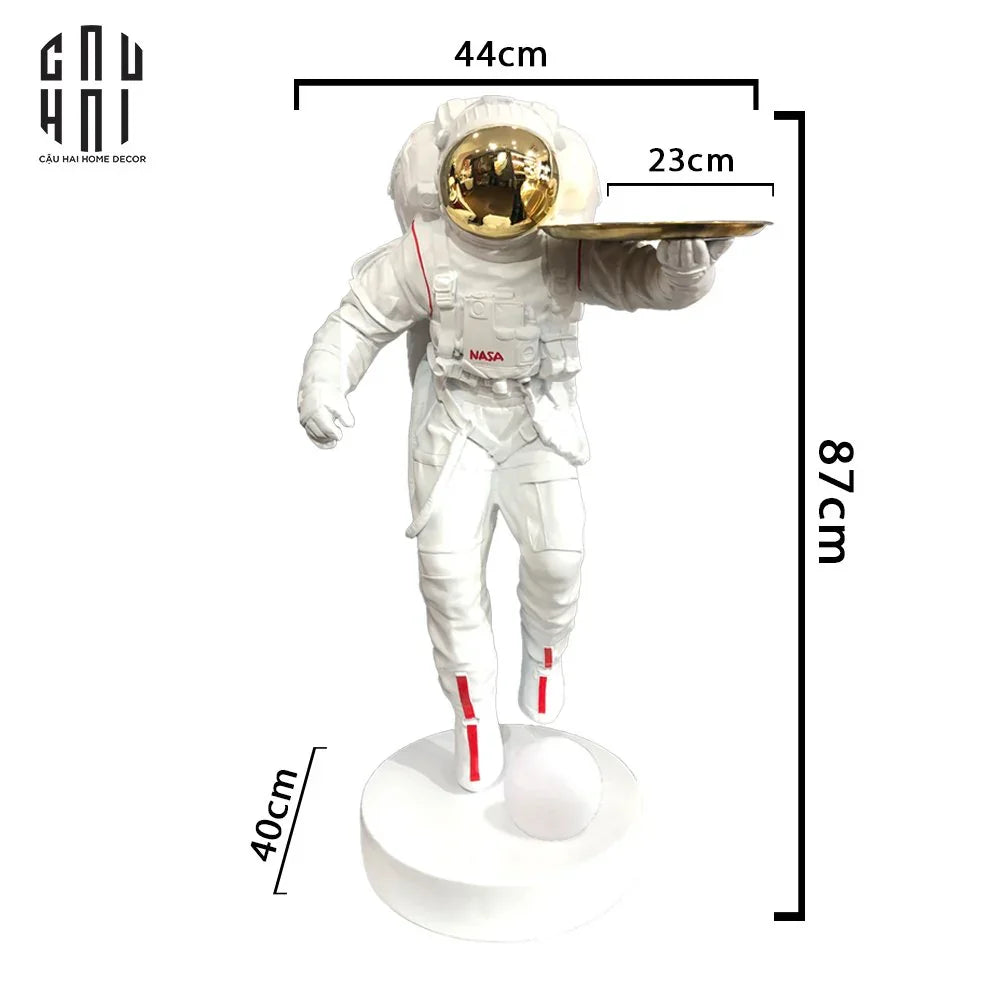 Tượng Figurine Xtreme Astronaut – White Ss25-CẬU HAI HOME DECOR
