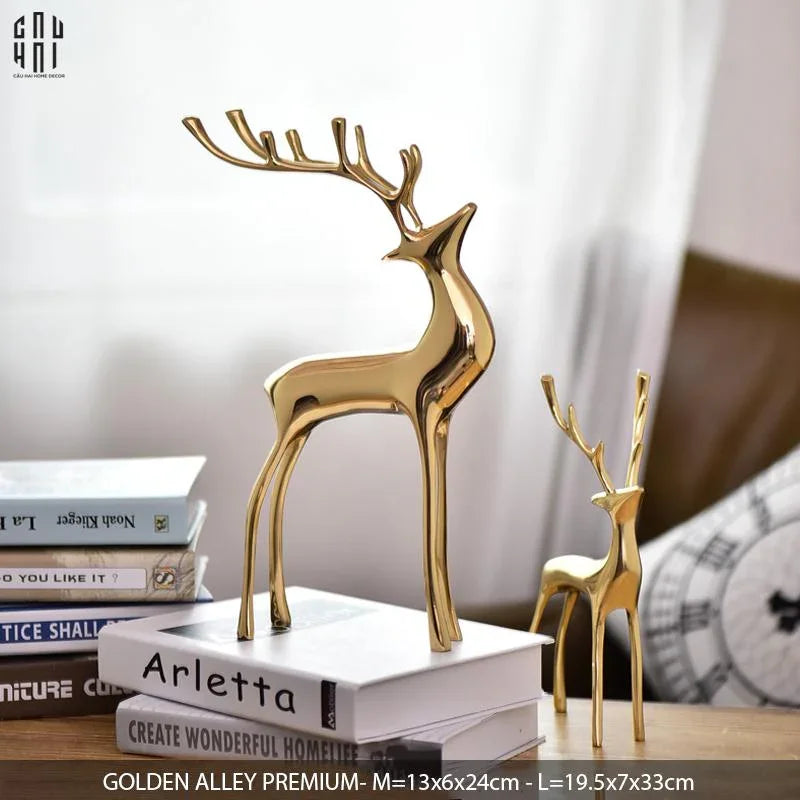 TƯỢNG GOLDEN ALLEY PREMIUM-CẬU HAI HOME DECOR