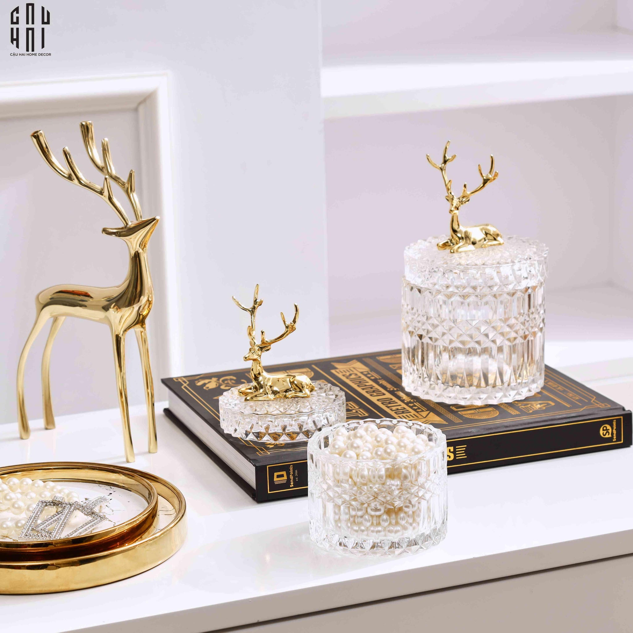TƯỢNG GOLDEN ALLEY PREMIUM-CẬU HAI HOME DECOR