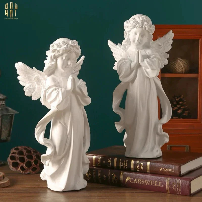 TƯỢNG GOLDEN JR ANGEL DÁT VÀNG 24K-CẬU HAI HOME DECOR