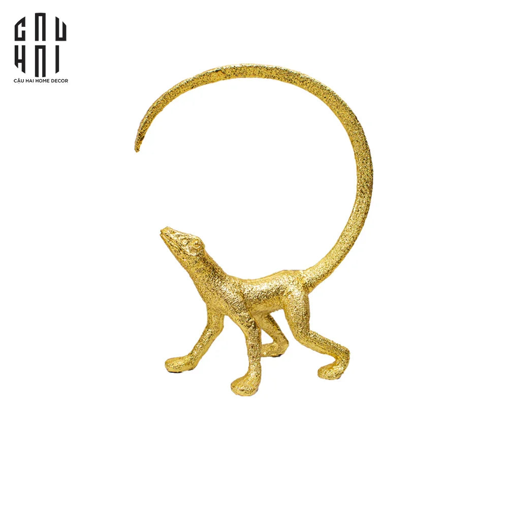 TƯỢNG GOLDEN LIZARD FW25-CẬU HAI HOME DECOR