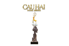 Tượng Hươu Đỉnh Núi Thiên Hựu - Celestial Antler Peak Sculpture H89-CẬU HAI HOME DECOR