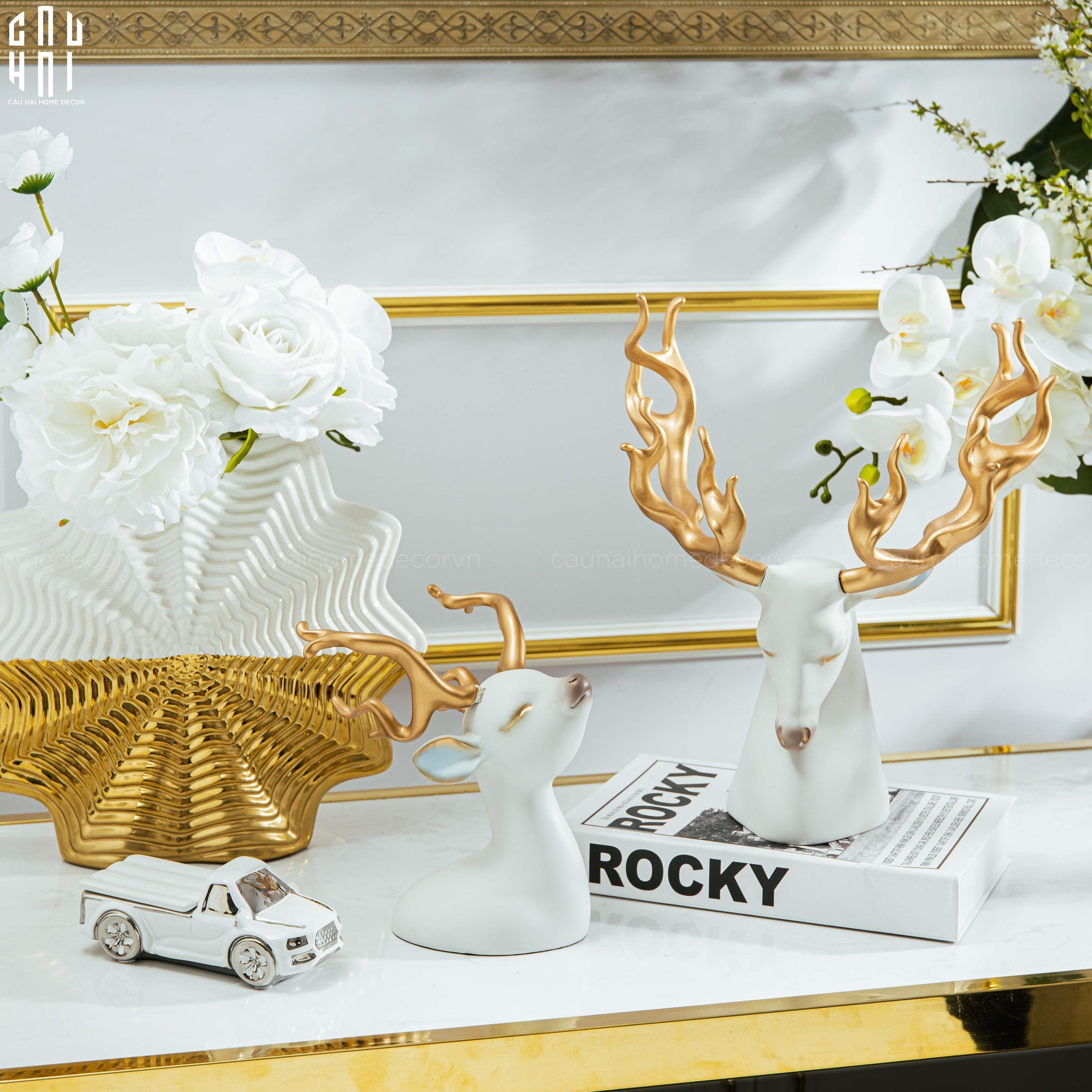 TƯỢNG HƯƠU SINGLE SOUL-CẬU HAI HOME DECOR