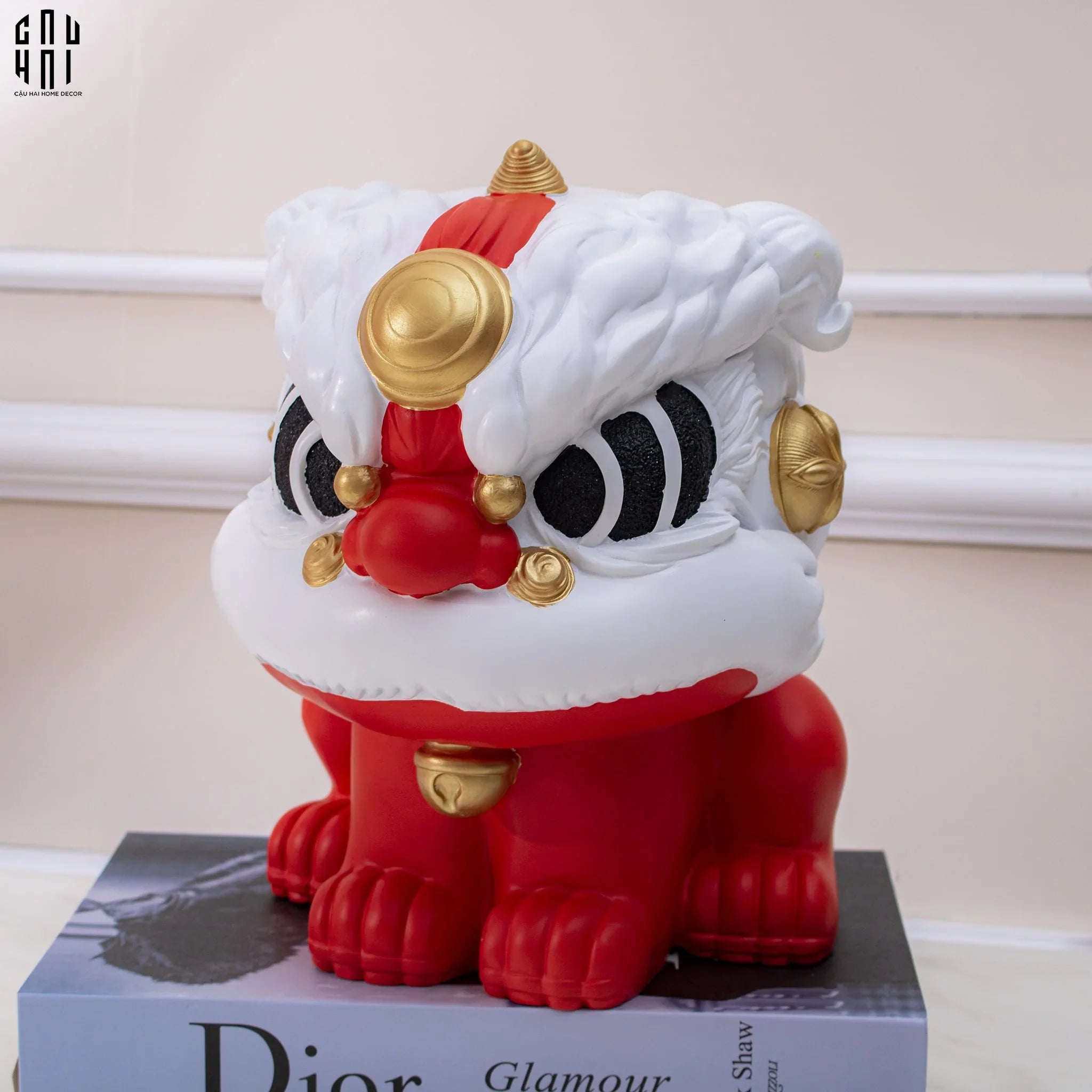 TƯỢNG KỲ LÂN ĐỎ SS25-CẬU HAI HOME DECOR