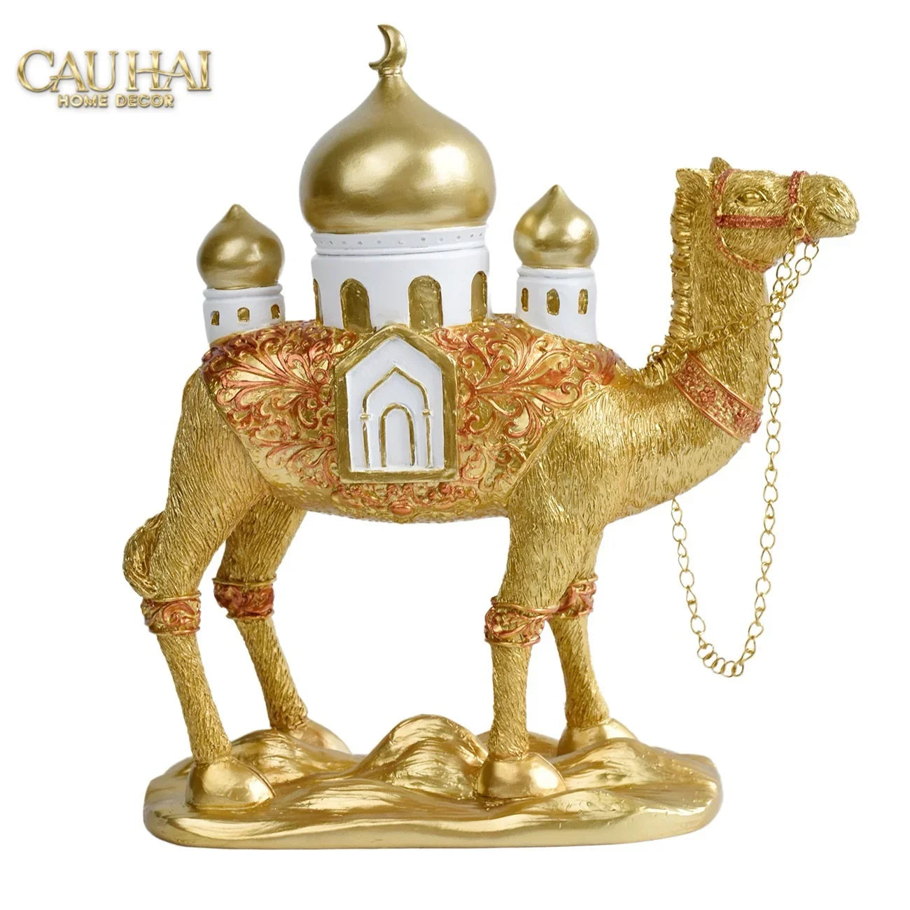 Tượng Lạc Đà Royal Caravan D’Or Camel - Oriental Voyage-CẬU HAI HOME DECOR