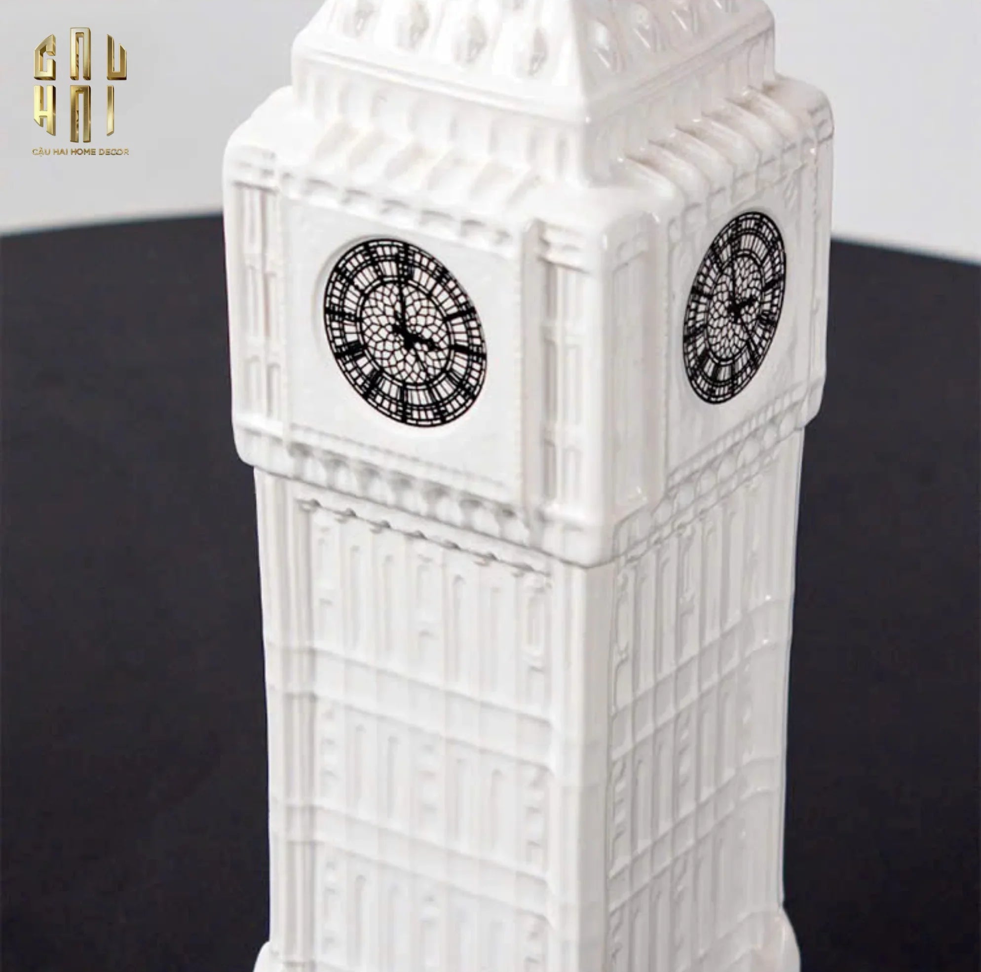 TƯỢNG LONDON BIG BEN CLOCK TOWER H48 - CẬU HAI HOME DECOR