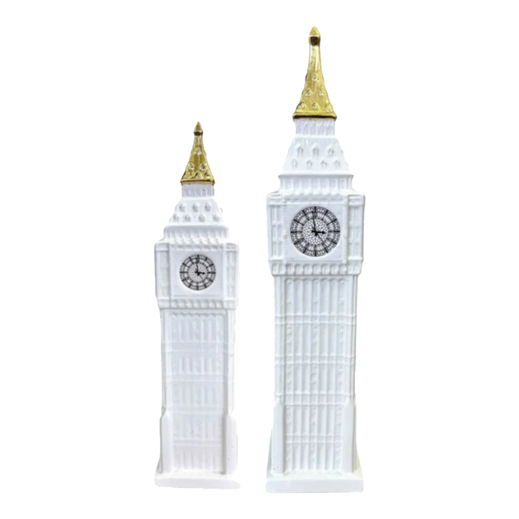 Tượng London Big Ben Clock Tower H30/48-TƯỢNG TRANG TRÍ-Đối tác tại Trung Quốc theo từng đơn đặt hàng-CẬU HAI HOME DECOR