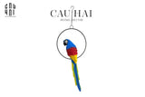 TƯỢNG MAISON JUNGLE PARROT - RIO ON CIRCLE-CẬU HAI HOME DECOR