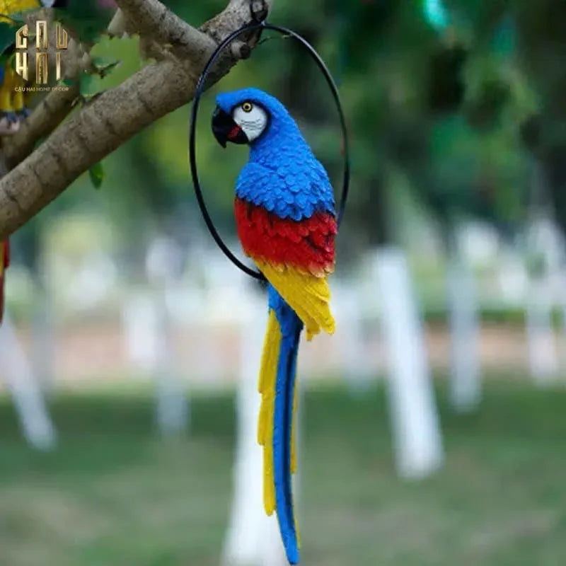 TƯỢNG MAISON JUNGLE PARROT - RIO ON CIRCLE-CẬU HAI HOME DECOR