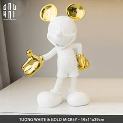 Tượng Mickey Handshake Union D’Or H29-CẬU HAI HOME DECOR