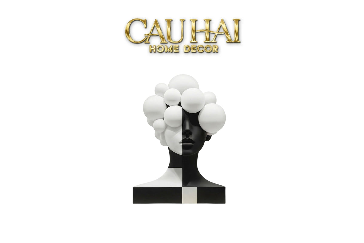 Tượng Quý Cô Dualité Sphère Miroir-CẬU HAI HOME DECOR-CẬU HAI HOME DECOR