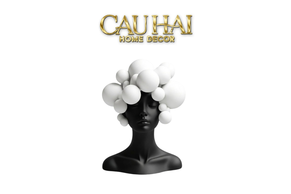Tượng Quý Cô Dualité Sphère Ombre-TƯỢNG TRANG TRÍ-CẬU HAI HOME DECOR-CẬU HAI HOME DECOR
