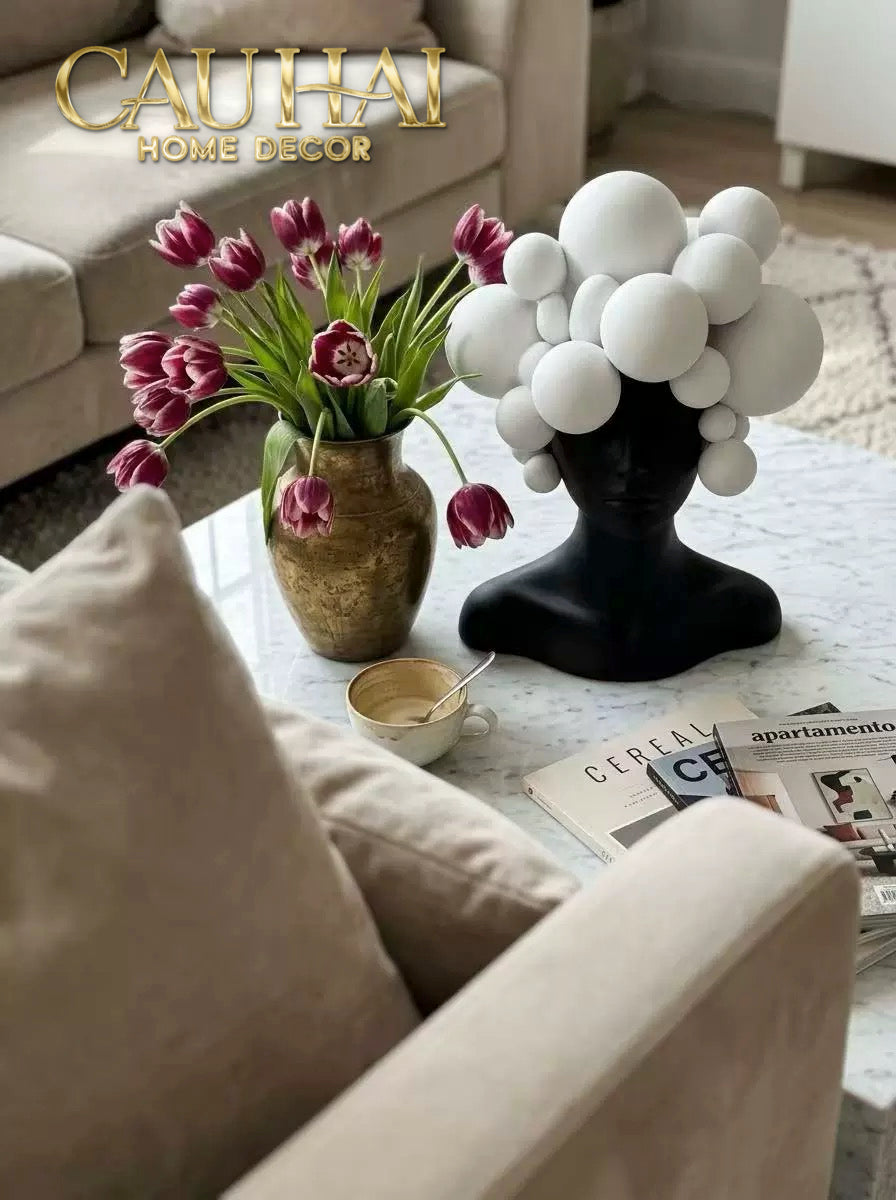 Tượng Quý Cô Dualité Sphère Ombre-TƯỢNG TRANG TRÍ-CẬU HAI HOME DECOR-CẬU HAI HOME DECOR