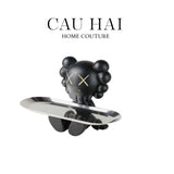 TƯỢNG FIGURINE SITTING BLACK KAW FW25-CẬU HAI HOME DECOR