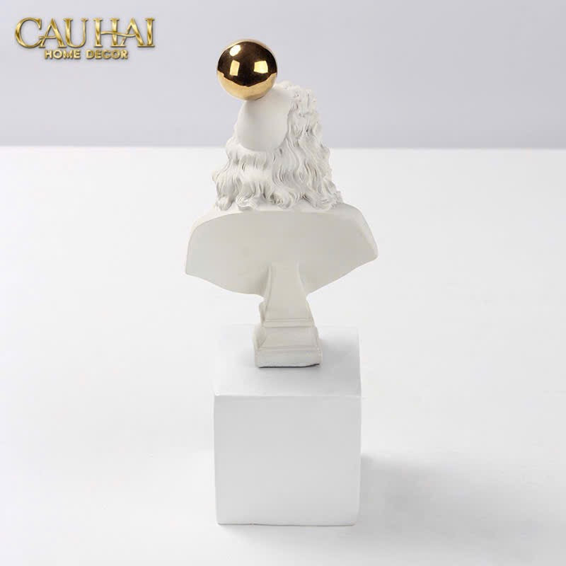 TƯỢNG SOCRATES QUOTE BUST-CẬU HAI HOME DECOR