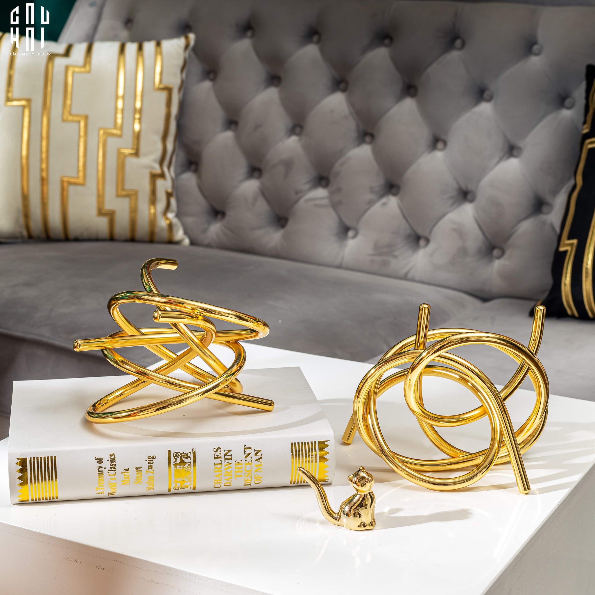 TƯỢNG SPIRAL SS22-CẬU HAI HOME DECOR