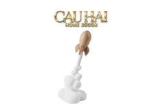 Tượng Tên Lửa Launching Apollo-26 Rocket H33-CẬU HAI HOME DECOR