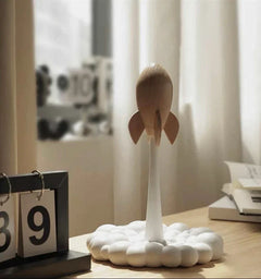 Tượng Tên Lửa Launching Apollo Rocket H25 Straight Ahead-CẬU HAI HOME DECOR