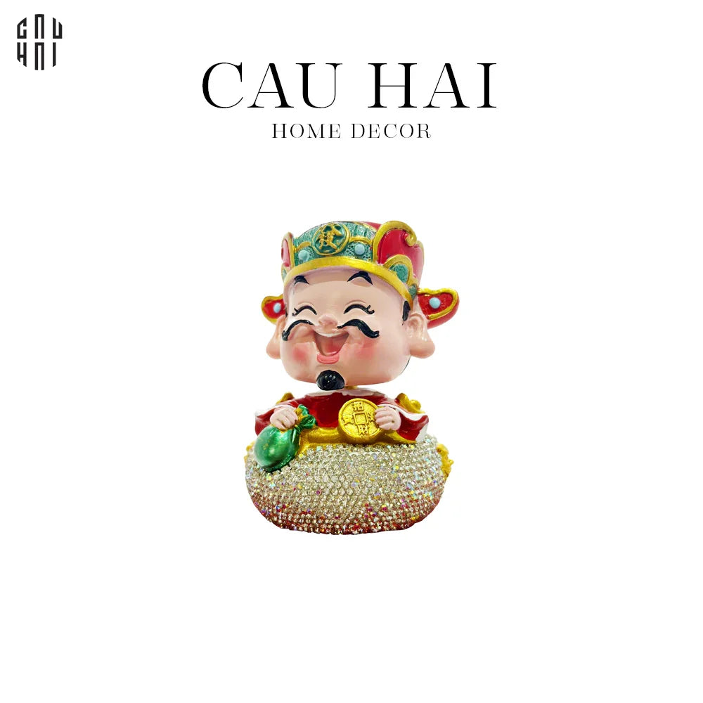 TƯỢNG THẦN TÀI MINI BẢO LỘC-CẬU HAI HOME DECOR