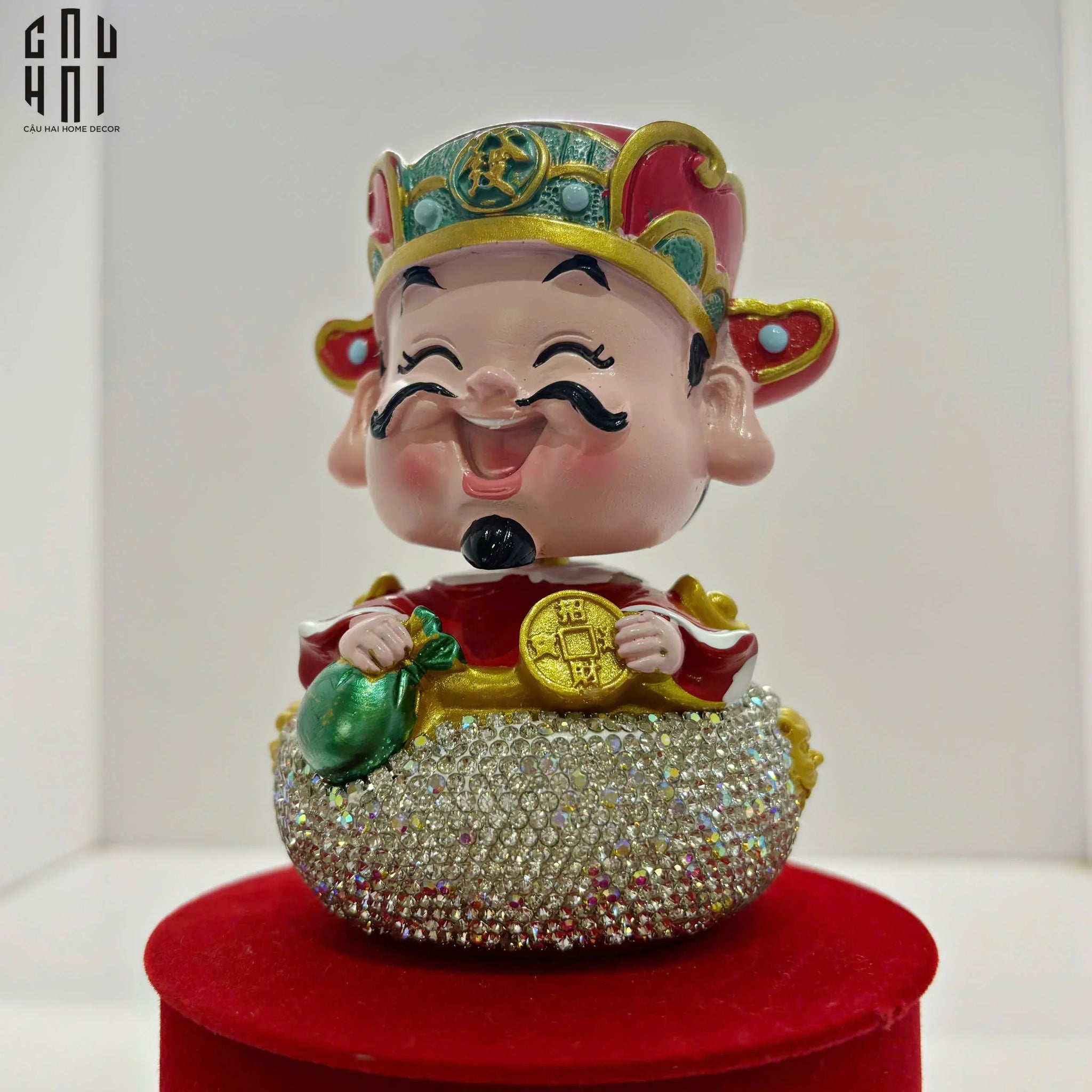 TƯỢNG THẦN TÀI MINI BẢO LỘC-CẬU HAI HOME DECOR