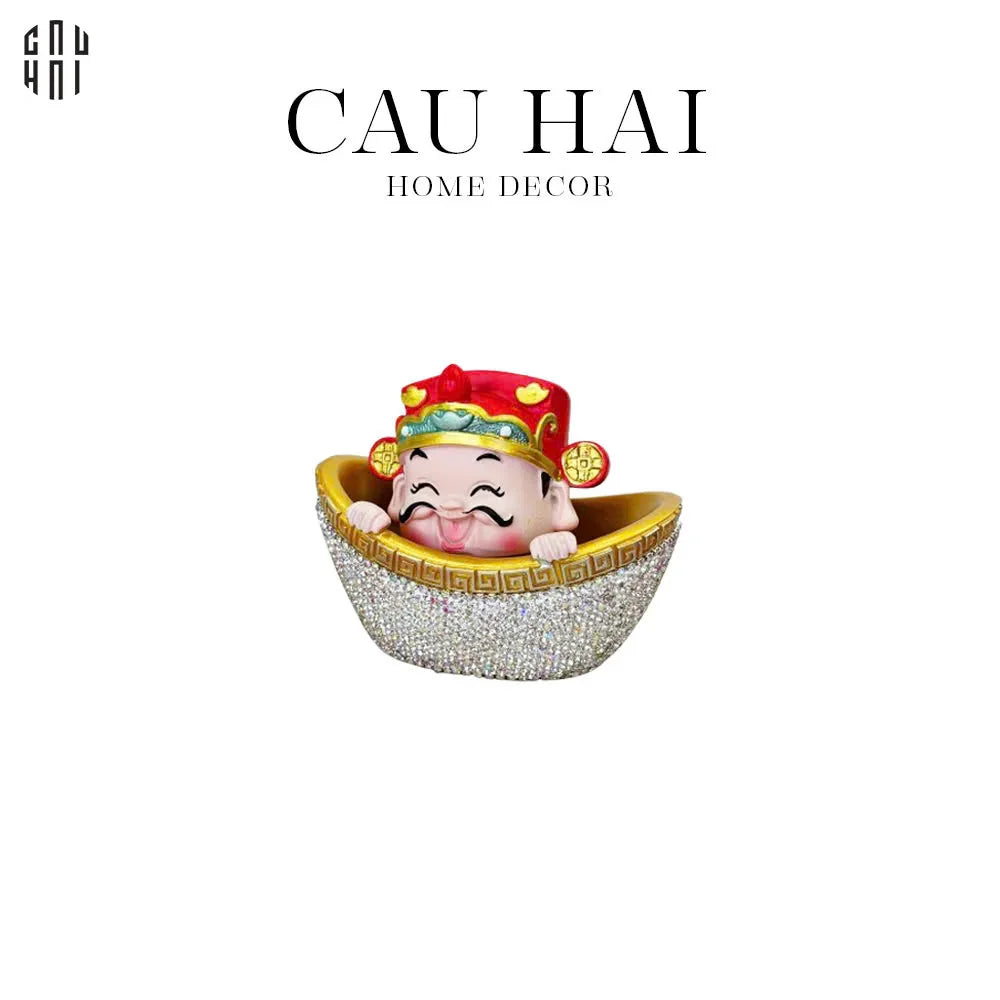 TƯỢNG THẦN TÀI MINI - TÀI LỘC-CẬU HAI HOME DECOR