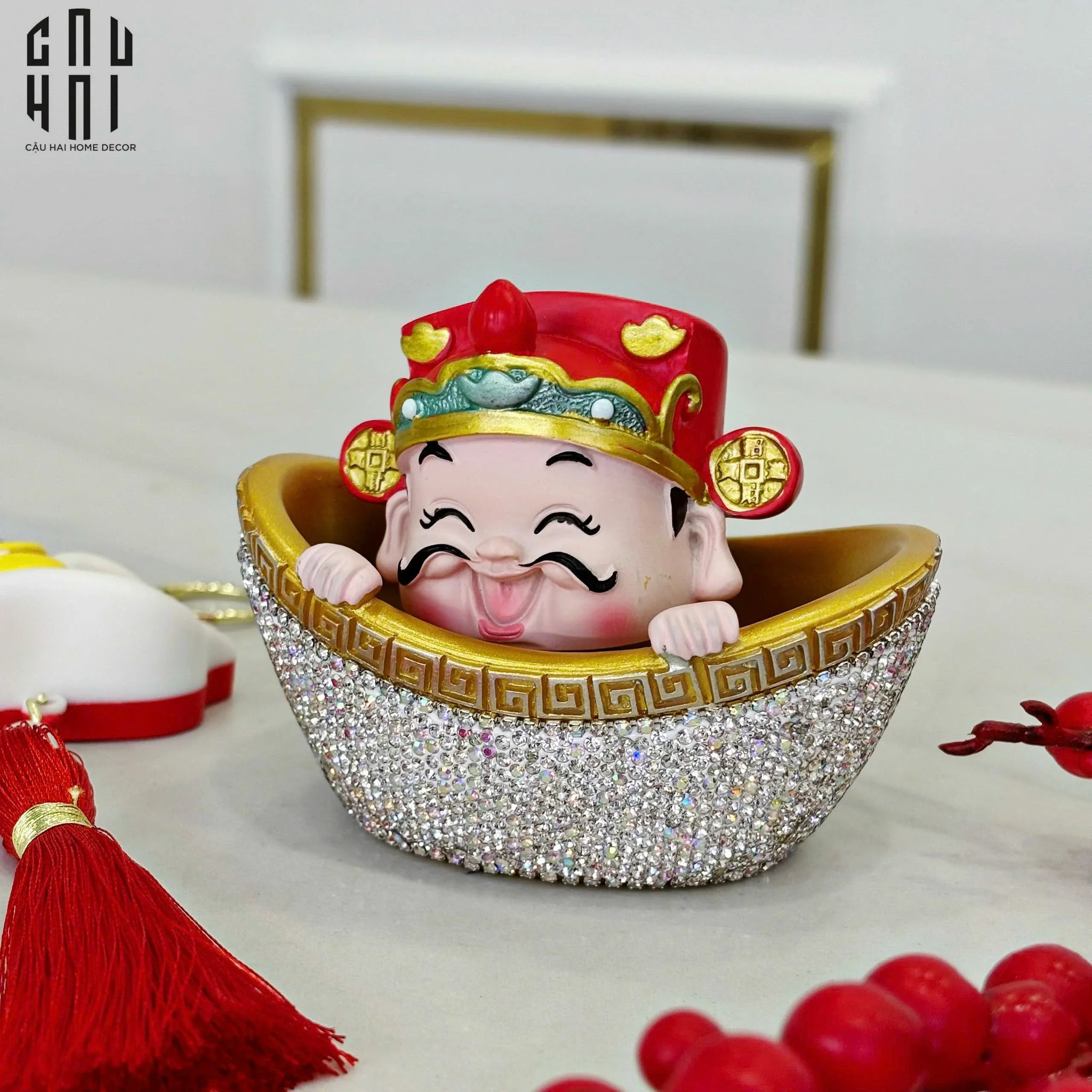 TƯỢNG THẦN TÀI MINI - TÀI LỘC-CẬU HAI HOME DECOR
