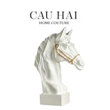 TƯỢNG THE DIVINE PEGASUS - WHITE H43-CẬU HAI HOME DECOR