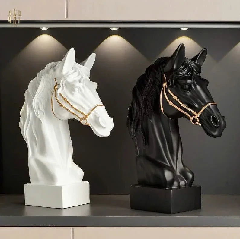 TƯỢNG THE DIVINE PEGASUS - WHITE H43-CẬU HAI HOME DECOR