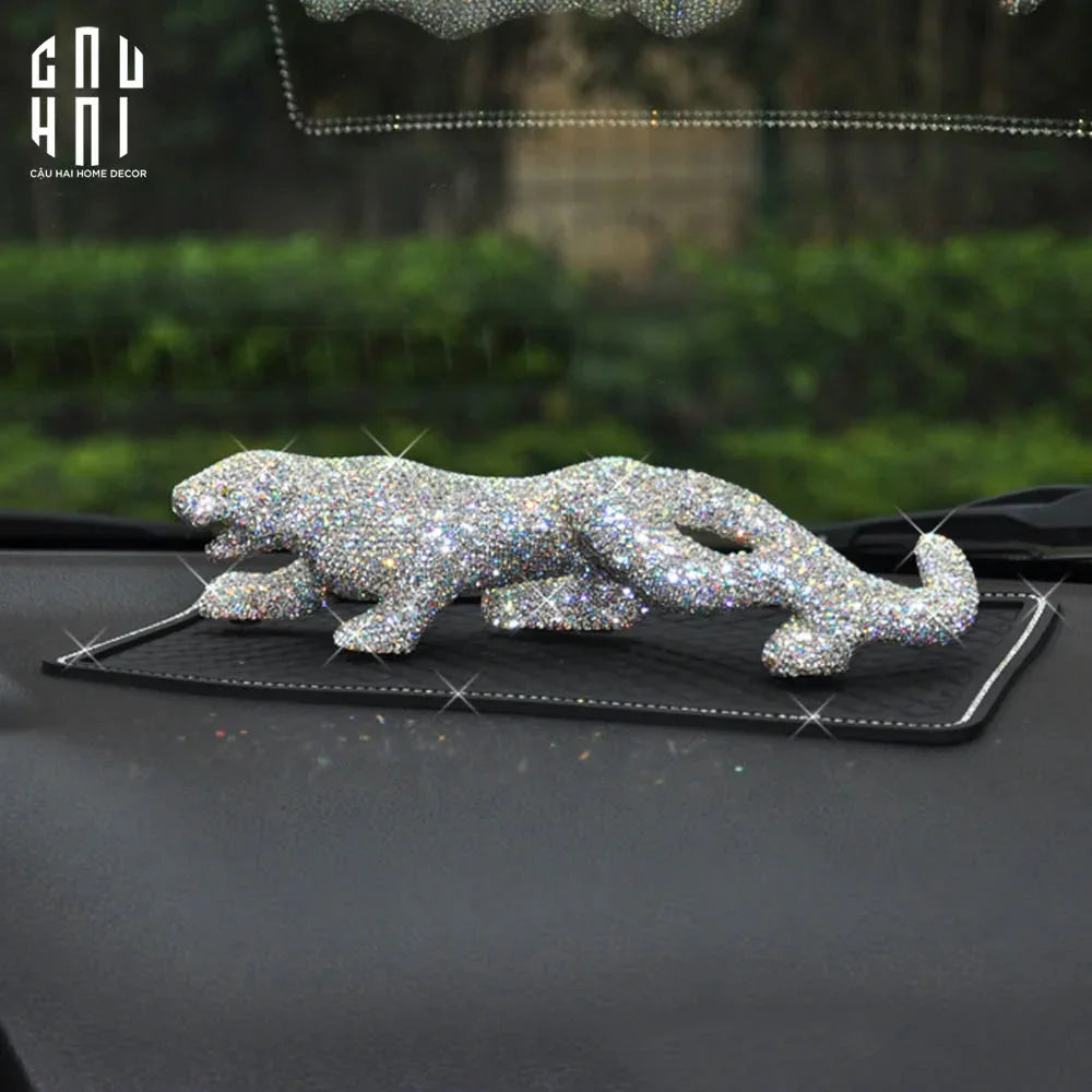 TƯỢNG TRANG TRÍ BLING BLING LEOPARD-CẬU HAI HOME DECOR