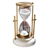 Tượng Trang Trí Đồng Hồ Cát Devian Marble Premium 17x30-Đồng hồ Cát-CẬU HAI HOME DECOR-CẬU HAI HOME DECOR