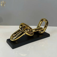 Tượng Trang Trí Marble - Infinity Chain-CẬU HAI HOME DECOR