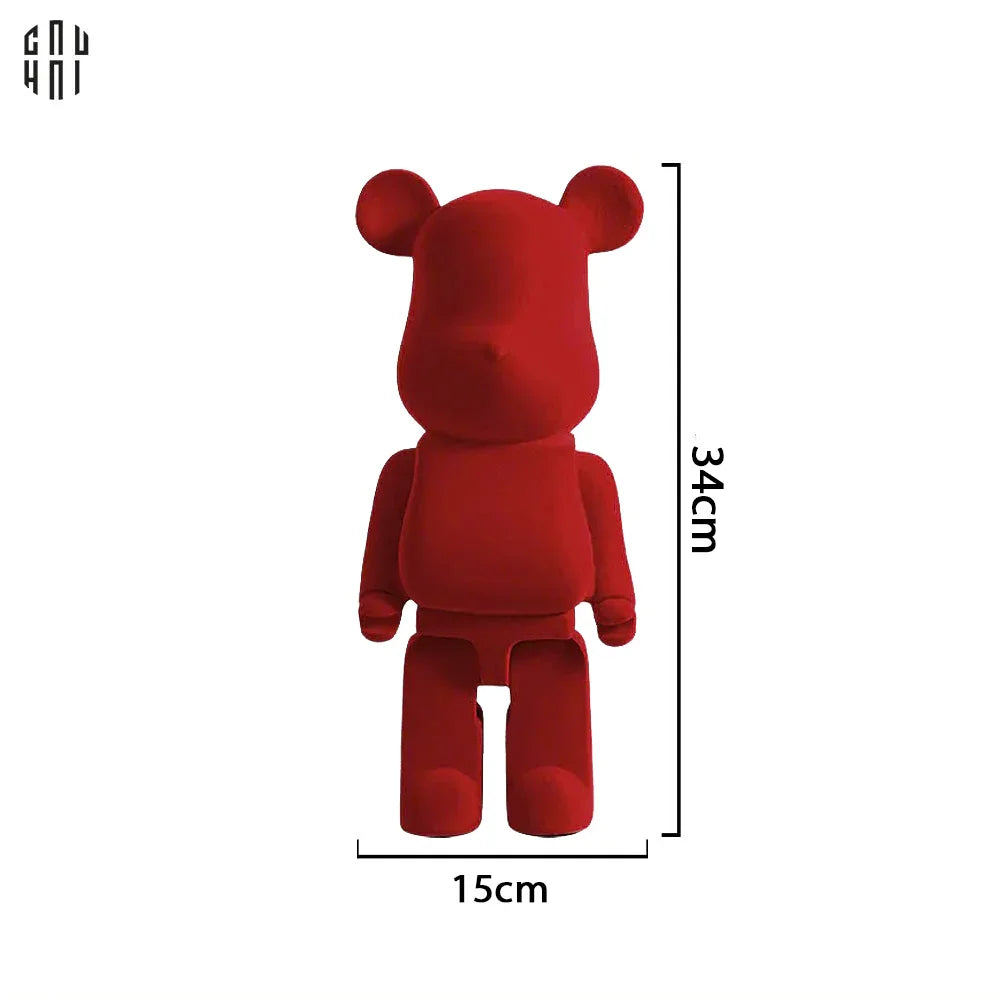 TƯỢNG TRANG TRÍ RED VELVET BEARBRICK - CẬU HAI HOME DECOR