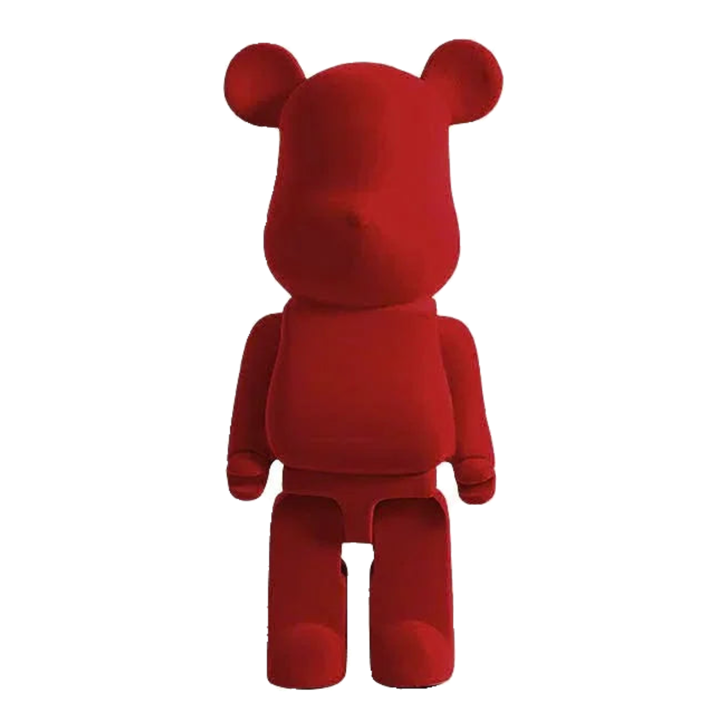 Tượng Trang Trí Red Velvet Bearbrick-TƯỢNG TRANG TRÍ-Đối tác tại Trung Quốc theo từng đơn đặt hàng-CẬU HAI HOME DECOR