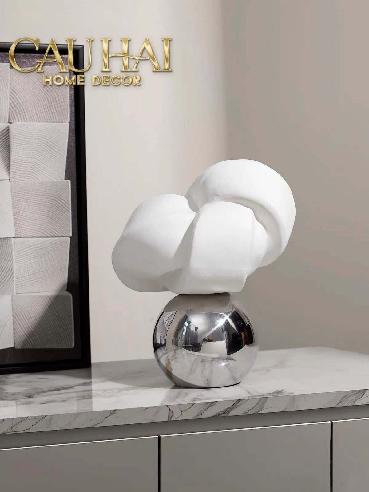 Tượng Trừu Tượng Nghệ Thuật — Ivory Reverie Objet d'Art-TƯỢNG TRANG TRÍ-CẬU HAI HOME DECOR-CẬU HAI HOME DECOR