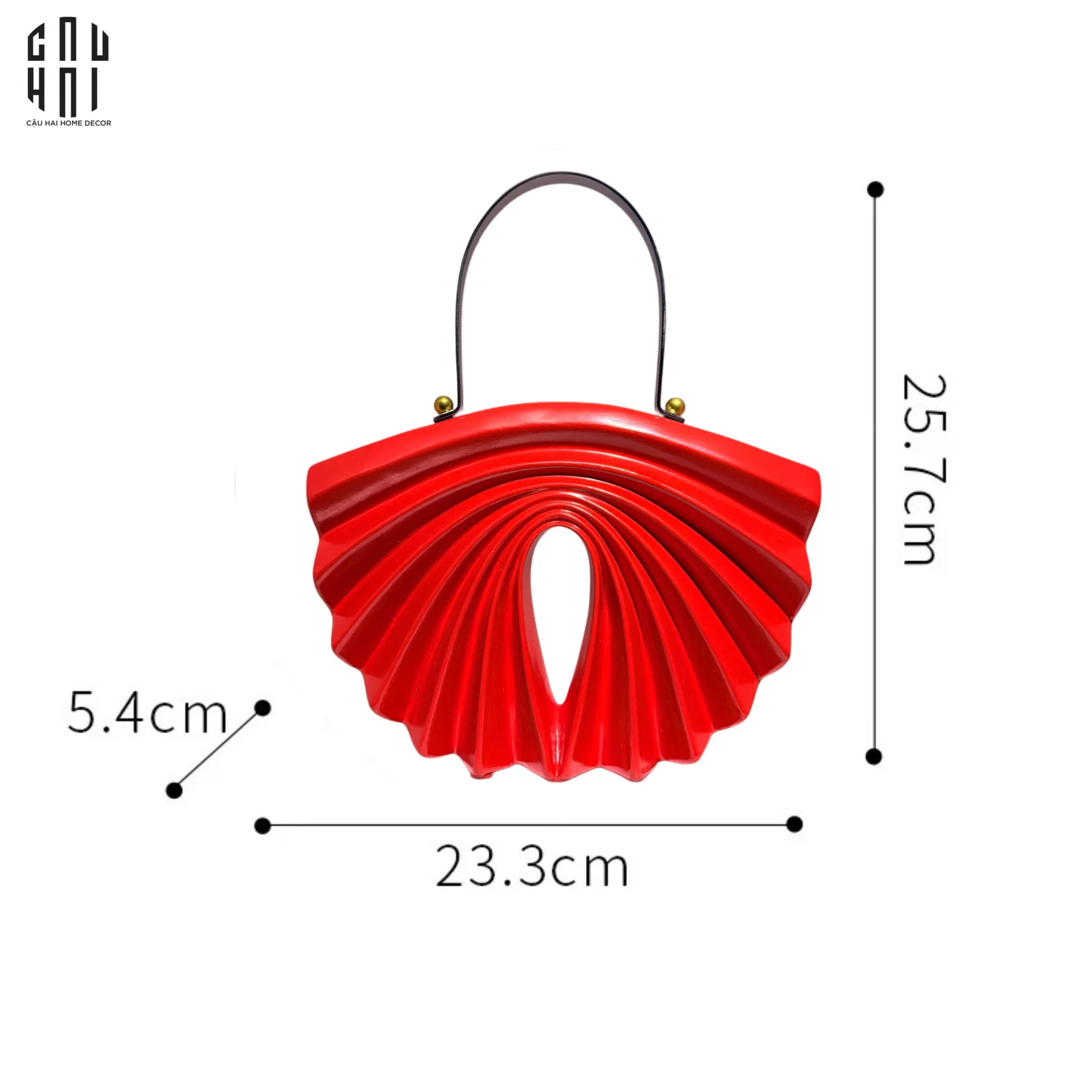 FÊTES COUTURE - TƯỢNG TÚI XÁCH RUNWAY ROUGE HIGH HEEL - CẬU HAI HOME DECOR