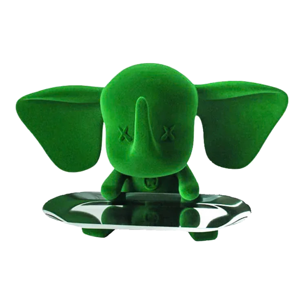 Tượng Nhung Voi - Figurine Ceramic Jade Velvet Elephant-TƯỢNG TRANG TRÍ-Đối tác tại Trung Quốc theo từng đơn đặt hàng-CẬU HAI HOME DECOR